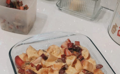 The Strawberry Rhubarb French Toast Bake You’ve Been Asking For