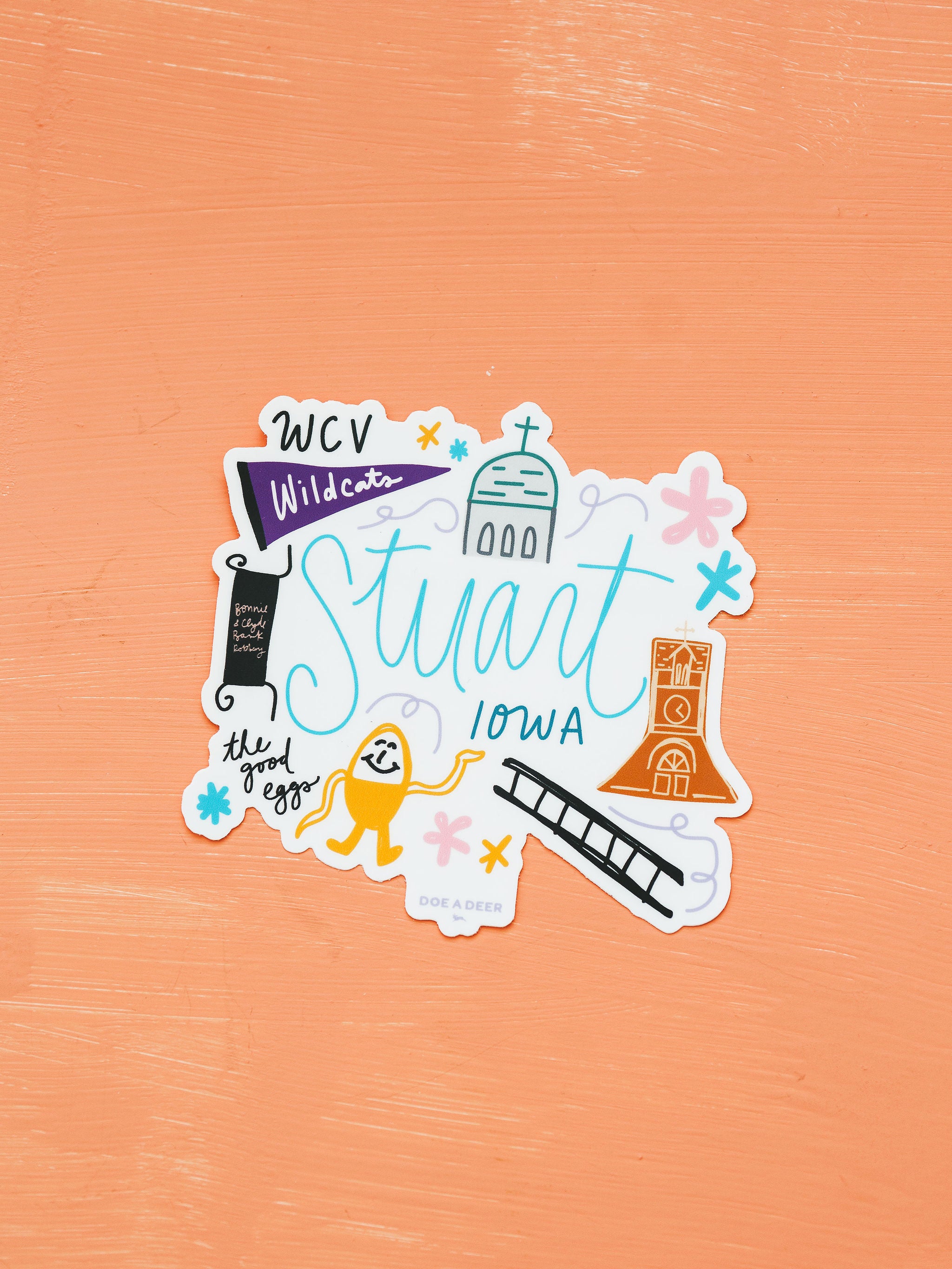 Stuart Sticker – Doe A Deer