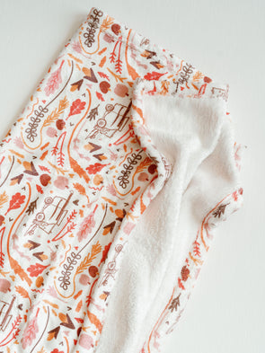 Harvest 50x60 Blanket + Bag Set