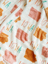 Iowa 50x60 Blanket + Bag Set