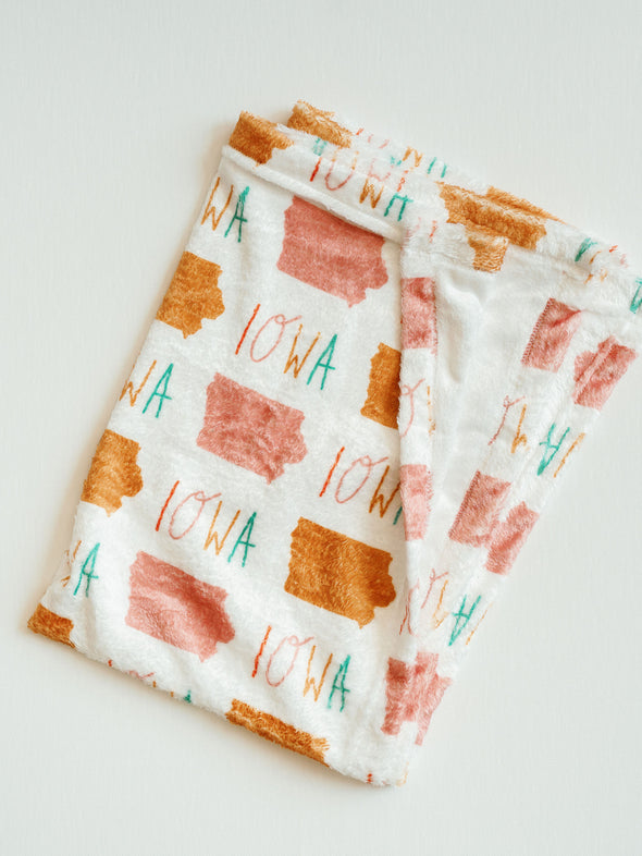 Iowa 50x60 Blanket + Bag Set