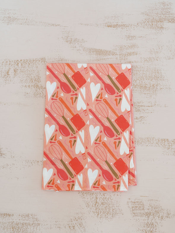 Spoon & Spatula | Full Pattern Flour Sack Towel