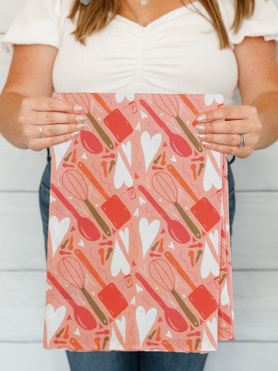 Spoon & Spatula | Full Pattern Flour Sack Towel