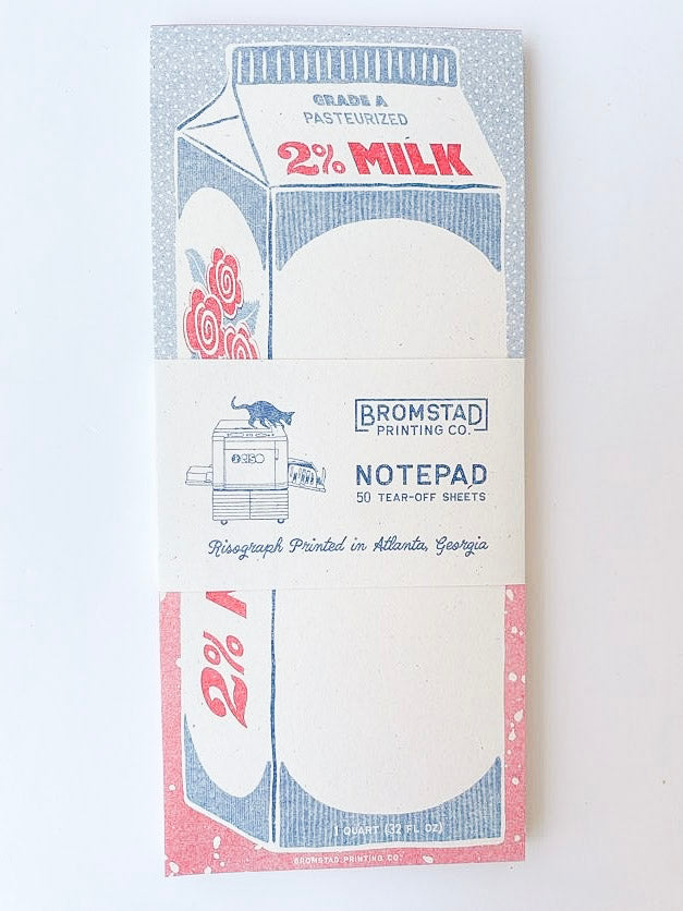 2% Milk Notepad – Doe A Deer