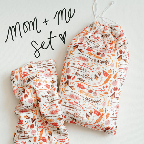 Mom + Me Harvest Blanket Set