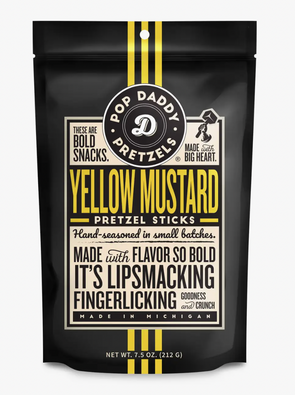 Yellow Mustard Seasoned Pretzels