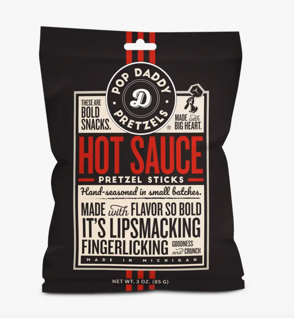 Hot Sauce Pretzels - 3 oz bag