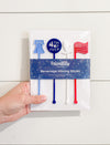 Red, White, & Blue Drink Stirrers - Set of 4
