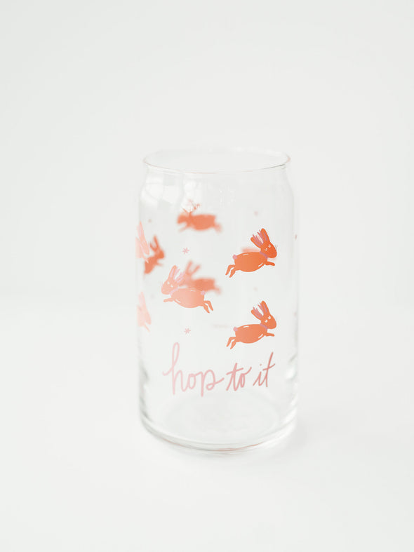 Hop To It Drinking Glass