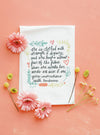 She Is Clothed With Strength - Proverbs 31 Mother's Day Flour Sack Towel