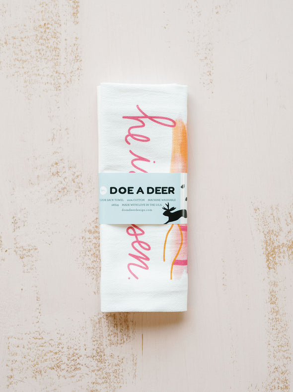 He Is Risen - Easter Flour Sack Towel