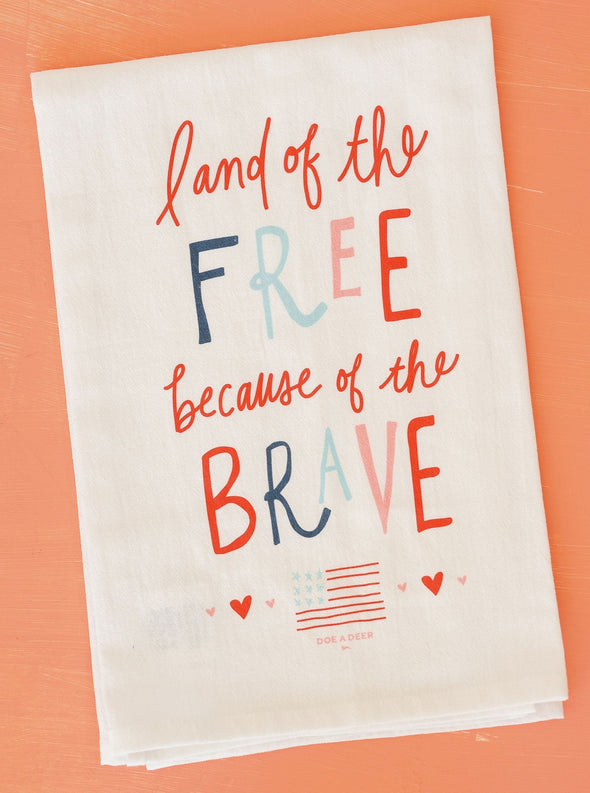 Land of the Free Flour Sack Towel