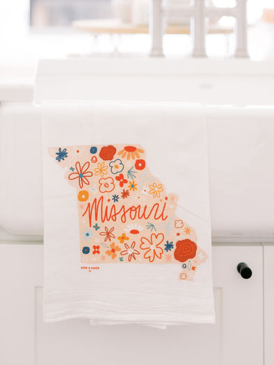 Missouri Floral Flour Sack Towel