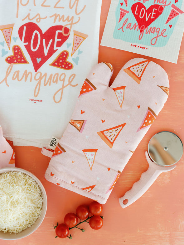 Pizza Is My Love Language Flour Sack Towel