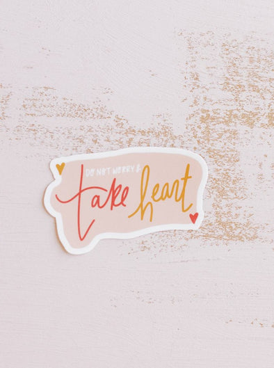 Take Heart Sticker