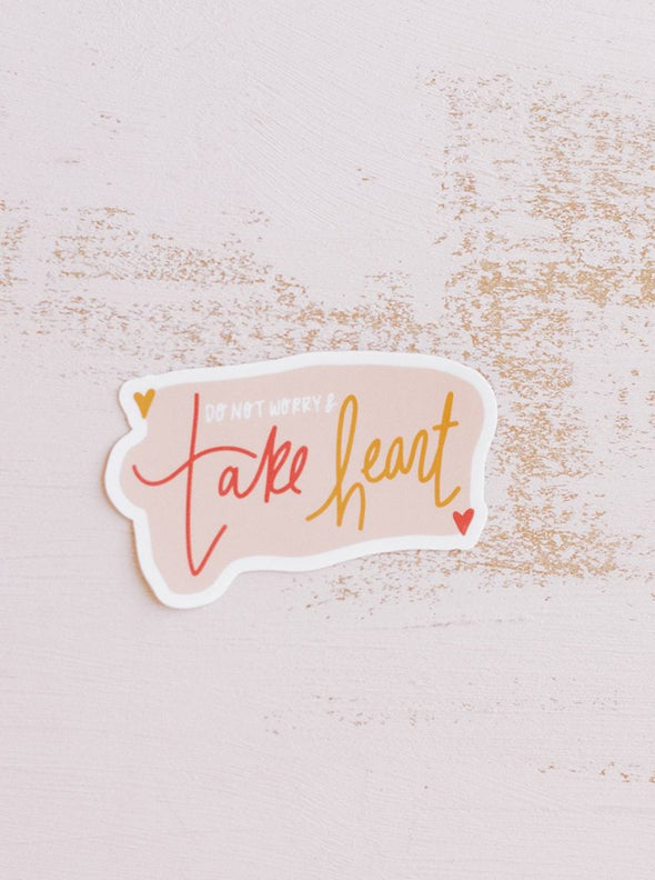 Take Heart Sticker