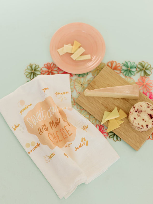 Sweet Dreams Are Made Of Cheese - Flour Sack Towel