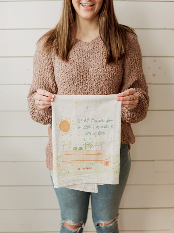 We All Flourish - Flour Sack Towel