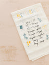 Measuring Equivalents Flour Sack Towel