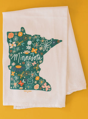 Minnesota Floral Towel