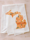 Michigan Floral Towel