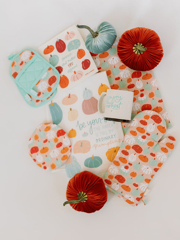 Be Yourself Ordinary Pumpkins - Flour Sack Towel