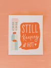 Still Keeping it Hot Thermos Swedish Dishcloth
