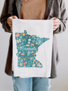 Minnesota Floral Towel