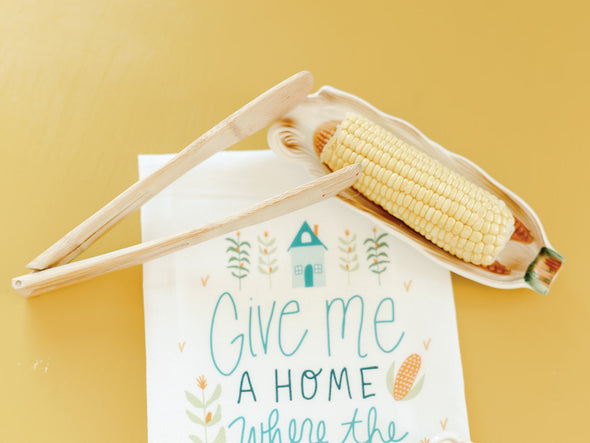 Give Me A Home Where The Tall Corn Grows - Flour Sack Towel