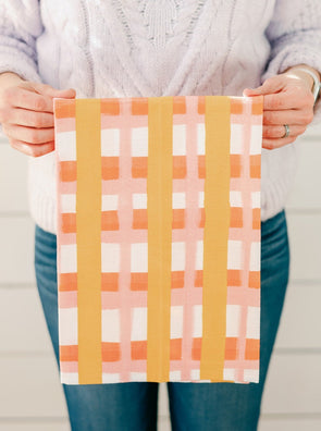 Summer Plaid Full Pattern - Flour Sack Towel