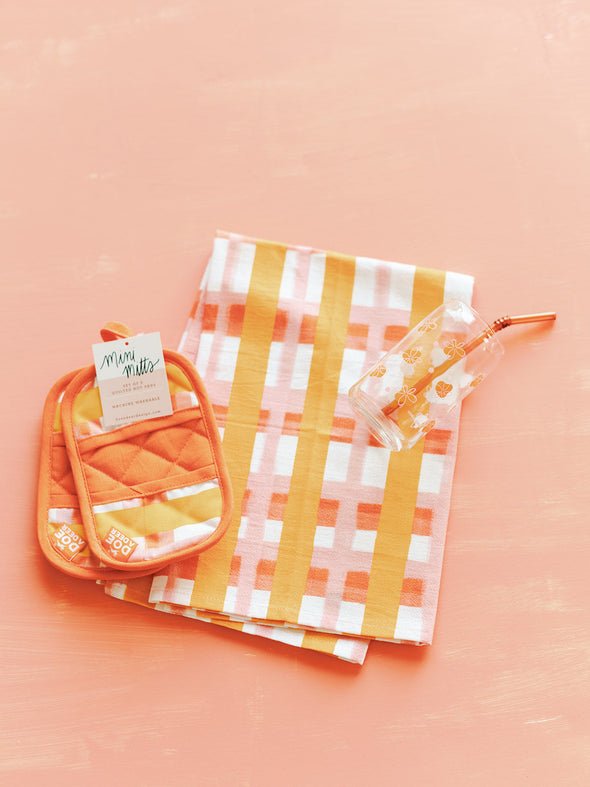 Summer Plaid Mini Mitts