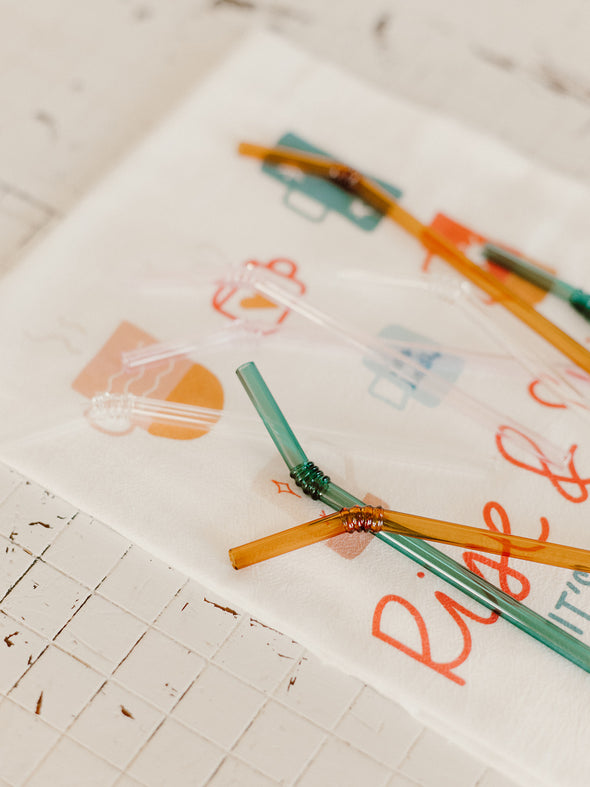 Glass Straws | 4 colors