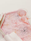 Line Floral Full Pattern - Flour Sack Towel