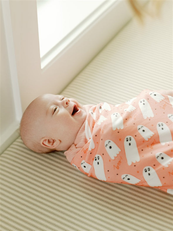Pink Ghost | Swaddle + Toddler Blanket