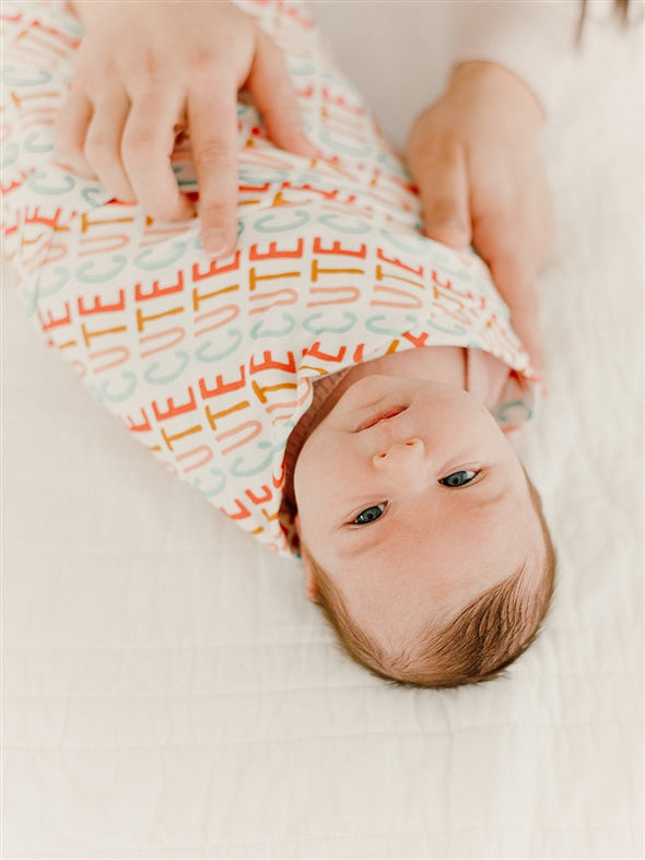 Cute | Swaddle + Toddler Blanket