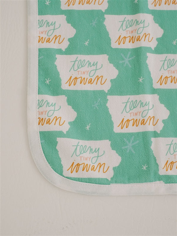 Single Burp Cloth - Teeny Tiny Iowan
