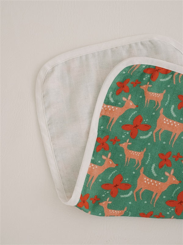 Rudolph Fawn- Set of 3 Muslin Burp Cloths – Doe A Deer