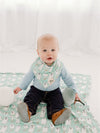 Blue Ghost | Swaddle + Toddler Blanket