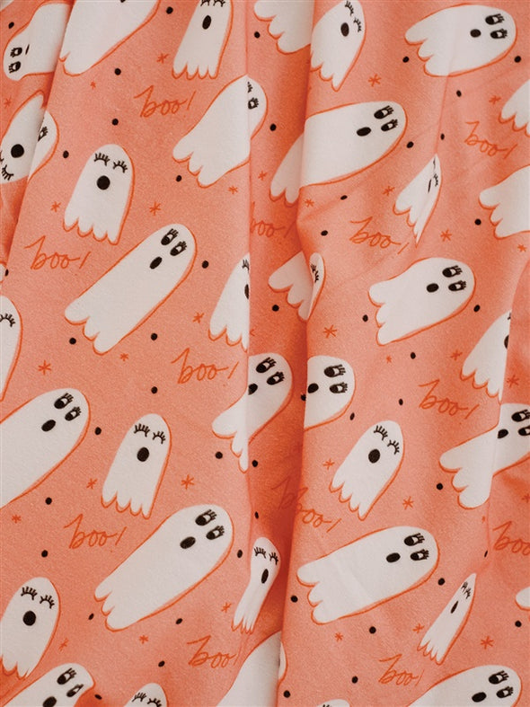 Pink Ghost | Swaddle + Toddler Blanket
