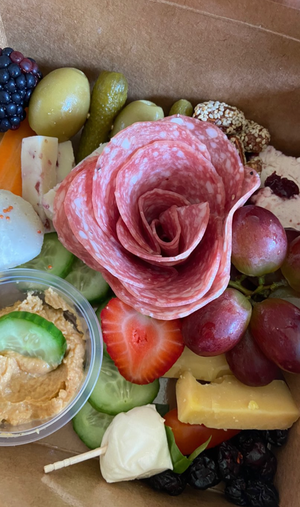 Small Charcuterie Box (serves 1 - heavy snack)