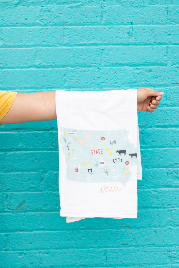 Iowa Flour Sack Towel