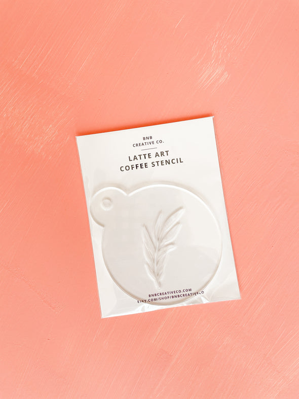 Coffee + Latte Stencils | 7 Designs